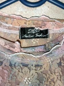 Women&#39;s Fashion Floral Lace Top Layered Multicolor