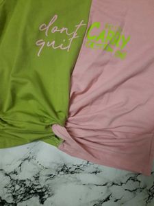 Front Knot Crop Tshirt