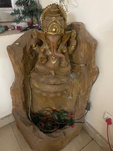Sitting Ganesh Ji Water Fountain for Living Room/O