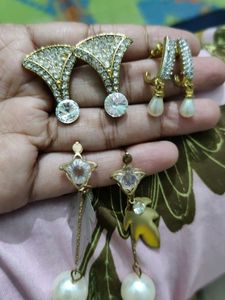 three earings combo ( buy two get one free )