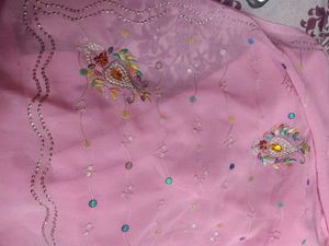Pink Festive Season Saree