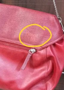 Baggit Red Bag In New Condition. No Damage