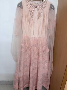 Elegant Pink Ethnic Gown
