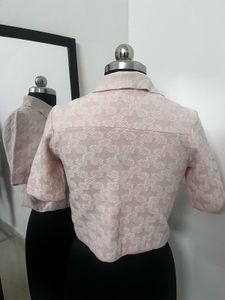 pink patterned Knit Top