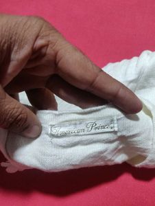 American Princess White Floral Bolero Cardigan