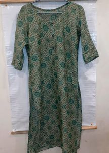 Everyday Daily Wear Light Green Kurta Kurti