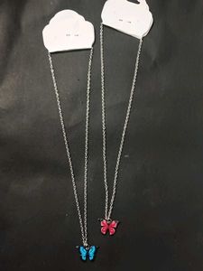 Butterfly Pendant Necklaces