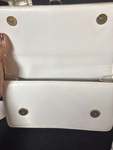 Beautiful White Clutch/shoulder Bag/Side Bag