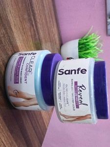 Sanfe Body Cream and Scrub Bundle