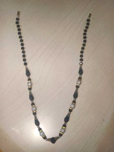 Black Beaded Necklace