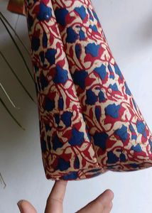 Jaipur Summer Collection Maroon And Blue Tote Bag