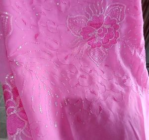 Georgette Sequence Work Saree