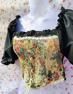 Vintage Retro Style Women Corset Top