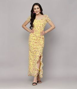 Floral Print Maxi Dress