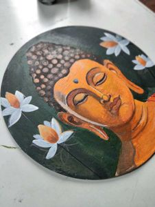 Buddha painting realistic work acrylic