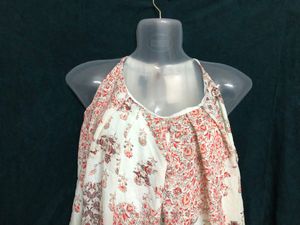 Maunces Blue Sleeveless Top