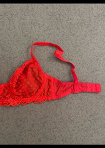 Red Lacey Bra
