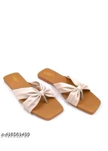 Chic Bow Detail Slides