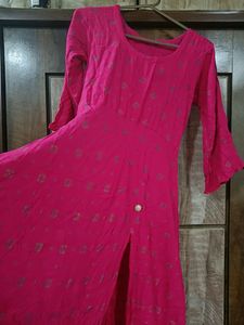 PURE RAYON LONG KURTA