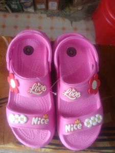 Pink &#39;Love Nice&#39; Sandals