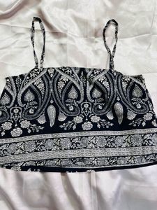 Paisley Print Tank Top