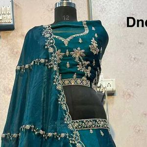 Green Designer Lehenga Choli