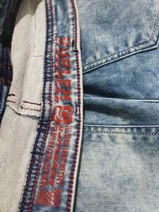 Distressed Acid Wash Skinny Jeans