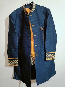 Men Blue Ethnic Kurta Set