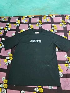 Griffel Black Graphic T-shirt