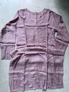 Lukhnowi Straight Cut Kurtti