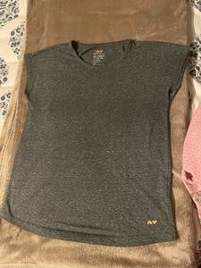 Gray Activewear T-Shirt