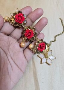 Red Rose Jewelry Set
