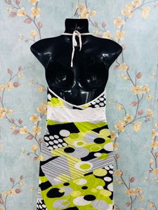 Y2k Halter Neck Dress