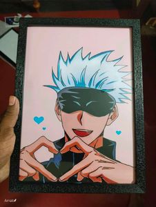 Gojo Satoru Anime Poster Frame