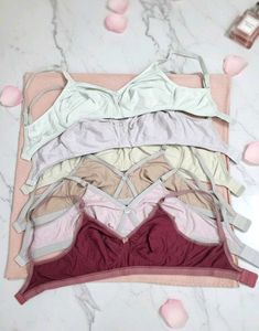 40 Size, 6 Full Coverage Bras + Free 🎁