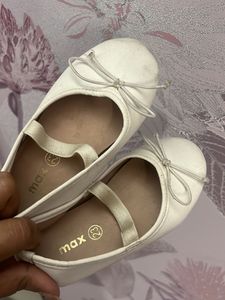 Girls&#39; White Ballet Flats - Size 23