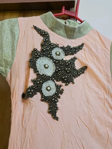 Peach to Red Ombre Special Occasion Dress