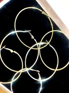 Hoops Earrings (Pack Of 3)