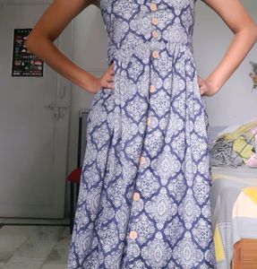 Printed BLUE Sundress