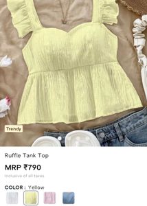 Savana Ruffle Tank Top
