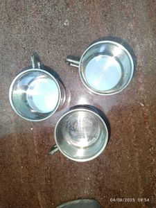 Set of 3 Steel Mugs