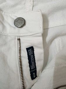 28-30 White Skin Fit Low Waist Jeans