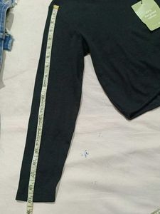 H&amp;M Black Wrap Top