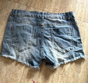 Denim shorts