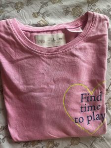 Zara Kids Pink Graphic Tee
