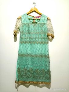 Elegant Embroidered Sharara Suit
