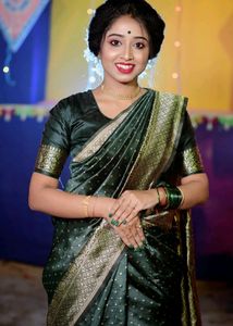 😱🔥Pure Banarasi Silk Saree 💕