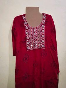 Red Kurta