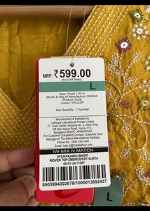 New brand V neck kurta