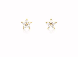 Giva 925 Real Silver Lily Earrings (Golden Colour)
